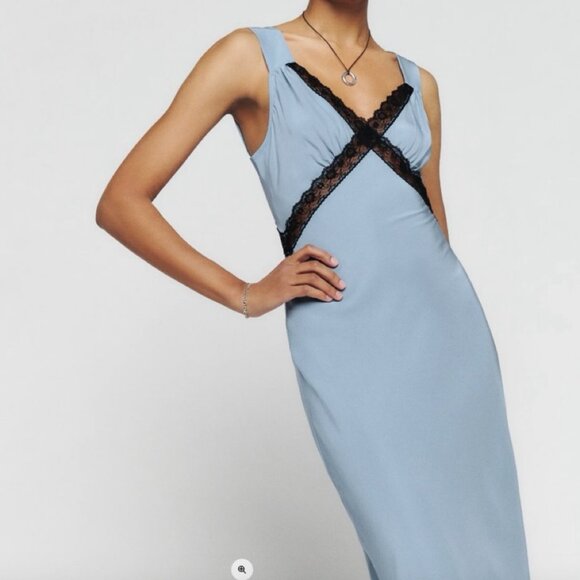 Reformation Dresses & Skirts - Reformation Provence Silk Dress - Mineral